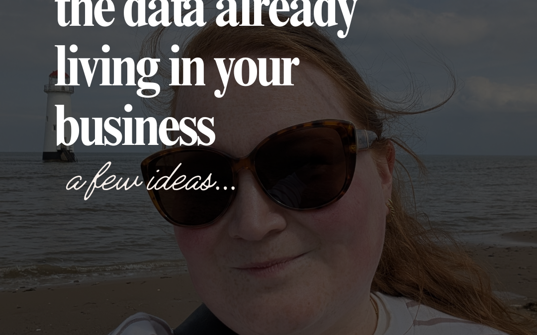 A Beginners Guide to the Data already living in your Business